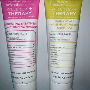 Lot Of 2 Urban Therapy Twisted Sista Shampoo & Conditioning Mask Treatment NEW